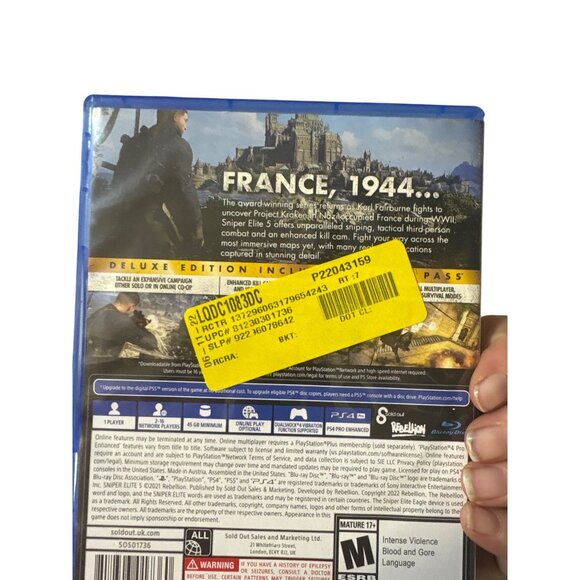 Sniper Elite 5 Deluxe Edition PS4 Video Game - Picture 4 of 7